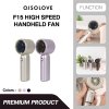 Aisolove Mini Fan พัดลมพกพาจอระบุดิจิทัล แบตเตอรี่ 4000mAh รุ่น F15