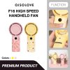 Aisolove Flowers in life handheld Fan พัดลมพกพาลายดอกไม้ แบตเตอรี่ 4000mAh