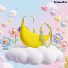 Fungoofun Shoulder Strap Banana Bag กระเป๋าสะพายข้างทรงกล้วย รุ่น F553 (DIY)