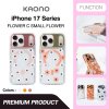 KAONO เคสใสลายดอกไม้ Magnetic Flower Series C Small Flower iPhone 17