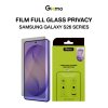 Gizmo Film Privacy Full Glass ฟิล์มกระจกกันมองเต็มจอ นิรภัย2ชั้น สำหรับ Samsung S26 Series ป้องกันระดับ 9H (Privacy Tempered Glass)