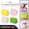 Fungoofun Two-in-one Toiletry and makeup bag กระเป๋าแต่งหน้าสไตล์ทูอิน‌วัน รุ่น F531