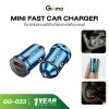 Gizmo mini Fast car Charger 30W อุปกรณ์ชาร์จในรถยนต์ รุ่น GG-033