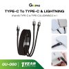 Gizmo สายชาร์จ Type-C To Type-C & Lightning 2 in 1 รุ่น GU-060