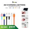 Gizmo สายชาร์จ Lightning ไลท์นิ่ง สายไอโฟน ผ้าถัก ความยาว 2 เมตร 3A รุ่น GU-065