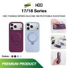 HDD (HBC-477) Tasman Series iPhone 17/18 Series เคสซิลิโคน MagSafe พร้อมขาตั้งหมุน 360°