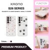 KAONO Magnetic Flower Case Series C – Small Flower S26 Ultra เคสใสลายดอกไม้เล็ก