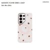 KAONO Magnetic Flower Case Series A - Daisy S26 Ultra เคสลายดอกเดซี่ขอบโรสโกลด์