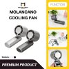 Molan Cano Cooling Fan พัดลมพกพาทำความเย็น