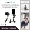 DEVIA Ultra1 Multi-function AI Tracking Tripod Selfie Stick ไม้เซลฟี่อัจฉริยะพร้อมกันสั่น