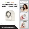 VIDVIE Mini Portable Neck Lanyard Fan พัดลมพกพาคล้องคอ รุ่น FN09