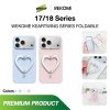 Wekome (WPC-058) iPhone 17/18 Series Heart Wing Foldable Stand Case เคสพร้อมขาตั้งหัวใจปีกขยาย รองรับ Magsafe