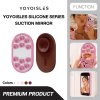 YOYOISLES Silicone Series Suction Mirror กระจกติดหลังโทรศัพท์พร้อมจุกดูดสุญญากาศ