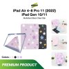 Gizmo เคส iPad Multistand Back Clear Star ฝาพับ Origami หลังใส ลายดวงดาว มีช่องเก็บปากกา iPad Air 4-8/Pro 11(2022)/Gen 10-11