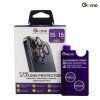 Gizmo ฟิล์มเลนส์ 3D foriPhone 15 รุ่น  Aluminum ring 15, 15plus ,15 pro, 15 pro max  Protector  ปกป้องมากถึง3เท่า