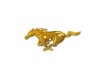 69 Gold plated horse logo