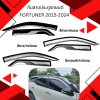 1 Door visor car (Color-Carbon) FORTUNER 2015-2024