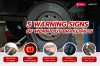 5 WARNING SIGNS OF WORN-OUT BRAKE PADS 5 WARNING SIGNS OF WORN-OUT BRAKE PADS