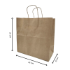 GP Kraft Paper bag with Handle (Import Paper) GP 125 Gsm