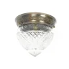 CRYSTAL FLUSH MOUNT CEILING LAMP