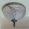 CRYSTAL FLUSH MOUNT CEILING LAMP