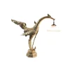Brass swan Lamp