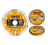 INGCO ใบเพชร 4" แห้ง (1SET/10PCS) รุ่น DMD011102M