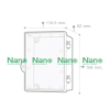 Nano ตู้กันน้ำพลาสติกสีขาว รุ่น NANO-11CW