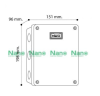 NANO กล่องกันน้ำพลาสติก ฝาทึบ ขนาด 151x198x96mm. / 8x6x4" รุ่น NANO-205W NANO-205G NANO-205Y NANO-205B