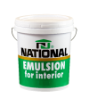 สีน้ำภายใน NATIONAL 1-300 สีขาว (18l.)