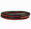 สายลม สายแก๊ส 1/4" สีดำ-แดง Polyflex