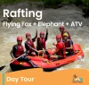 Rafting 5.5 KM + Zipline 10 Stations + Elephant 30 Mins. +  ATV 30 Mins. ATV Full day Tour