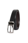 เข็มขัดผู้ชาย Metal Brushed Pin Buckle Slim Belt