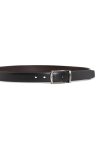 เข็มขัดผู้ชาย Metal Brushed Pin Buckle Slim Belt