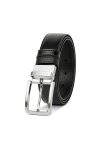 เข็มขัดหนังแท้ Modern Silver Pin Buckle Reversible Belt
