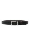 เข็มขัดผู้ชาย Essential Vegan Leather Belt - Black