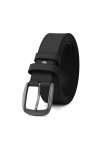 เข็มขัดผู้ชาย Classic Vegan Leather Belt - Black