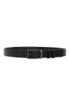 เข็มขัดผู้ชาย Smart Vegan Leather Belt - Black