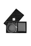 ชุดของขวัญ DP Monogram Wallet & Reversible Belt Gift Set – Black