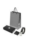 ชุดของขวัญ Leather Billfold Wallet & Reversible Belt Gift Set