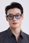 Textured Seersucker Shirt - Dark Grey