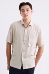 เสื้อเชิ้ตแขนสั้น Airy Flowing Shirt