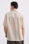 เสื้อเชิ้ตแขนสั้น Fine Striped Shirt