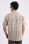 เสื้อเชิ้ตแขนสั้น Striped Flowing Shirt