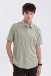 เสื้อเชิ้ตแขนสั้น Jacquard-Weave Shirt