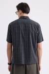 เสื้อเชิ้ตแขนสั้น Micro Check Print Shirt