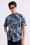 เสื้อเชิ้ตแขนสั้น Nautical Mosaic Print Shirt