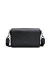 กระเป๋าสะพาย Essential Flap Crossbody Bag - Glossy Black