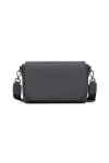 กระเป๋าสะพาย Essential Flap Crossbody Bag - Dark Grey