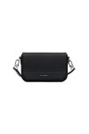Contrast Mini Crossbody Bag - Black
